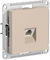 Розетка компьютерная без рамки Systeme Electric AtlasDesign 1-м. RJ45 5e песочный картинка
